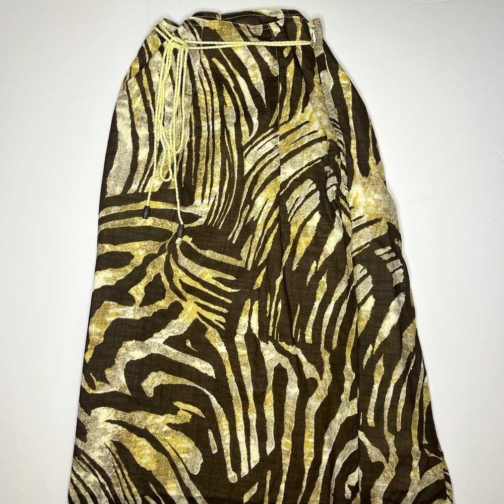 ~ Style&co.‎ Boho Animal Print Skirts for Women Zebra Print Wrap Skirt 💯 Co…